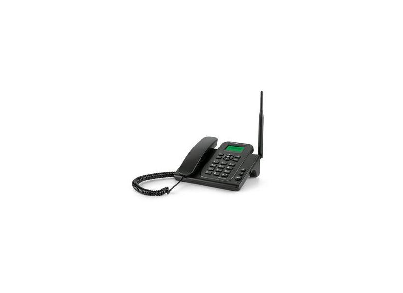 Telefone Celular Fixo Rural Intelbras CF4202N Dual Chip Bateria GSM Envia SMS