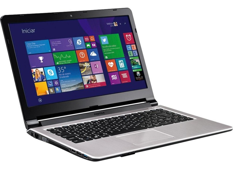 Notebook Positivo Premium Intel Core i5 4200U 4ª Geração 6GB de RAM HD 750 GB LED 14" Windows 8.1 XS8320