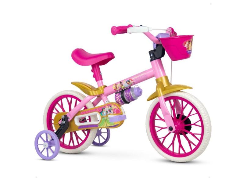 Bicicleta Feminina Aro 12 Marca Nathor Modelo Disney