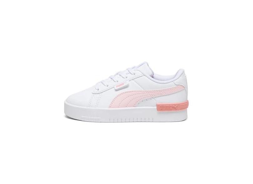 PUMA Tênis infantil unissex Jada, Puma Branco-gelado rosa - rosa ...