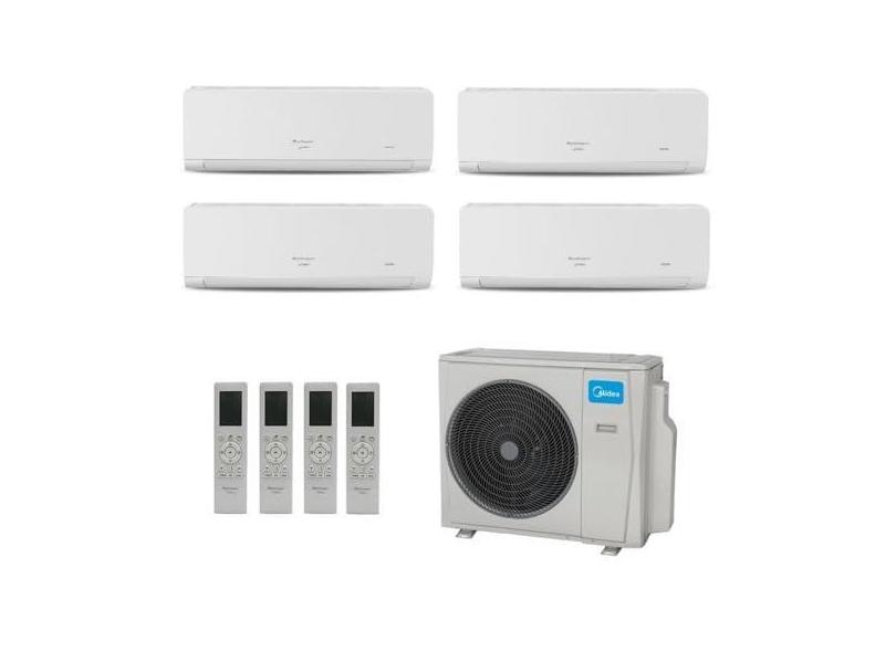 Ar-Condicionado Multi Split Inverter Springer Midea 42.000 (3x Evap HW 12.000 + 1x Evap HW 18.000) Quente/Frio 220V