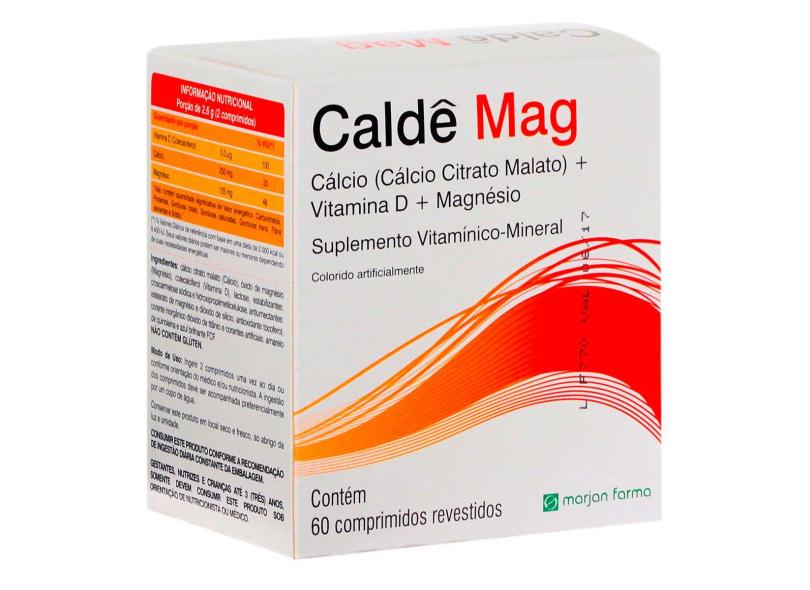 Suplemento Vitamínico Caldê Mag com 60 comprimidos Marjan 60 Comprimidos