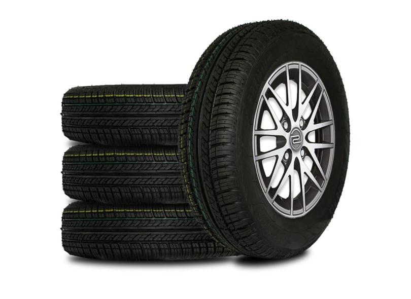Jogo 4 Pneus Remold 175/70 R13 Pneu Aro 13