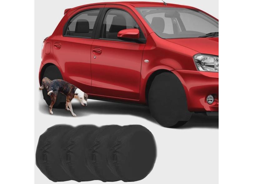 Kit 4 Capas Protetoras Xixi Cachorro Pet Pneu Roda 60 cm Impermeável Carrhel 161