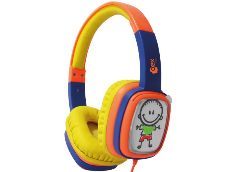 Headphone Cartoon, OEX, HP302, Microfones e Fones de Ouvido, Roxo