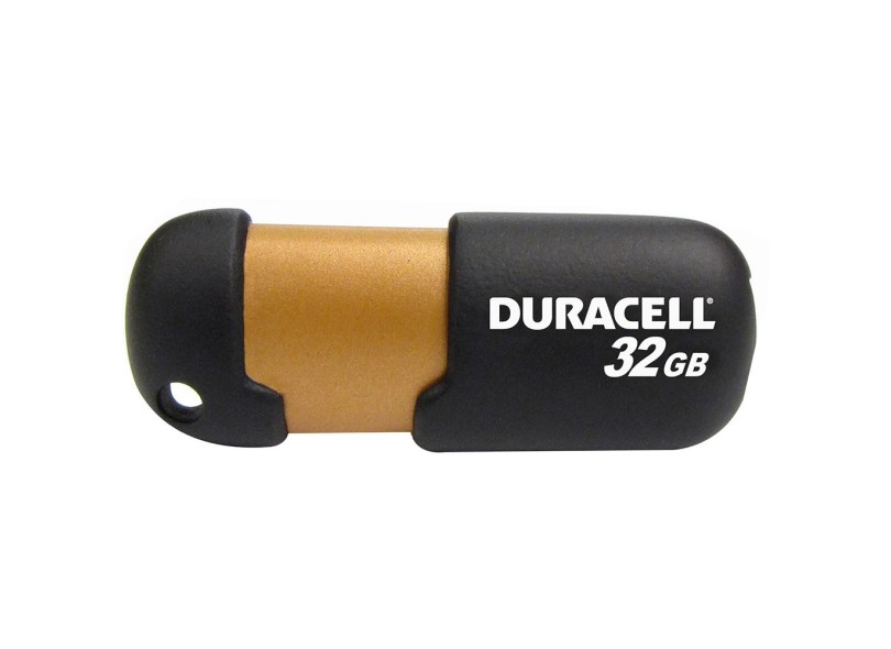 Pen Drive Duracell 32 GB USB 2.0 Cooper and Black Capless