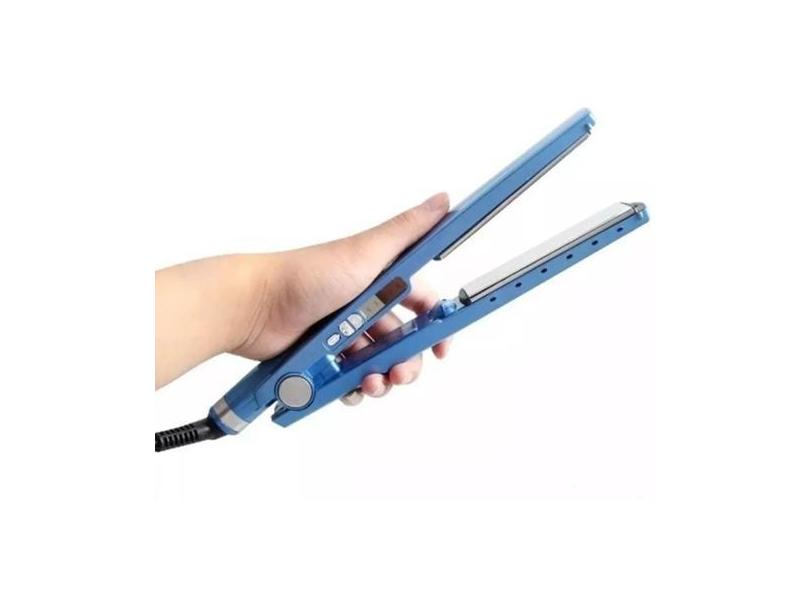 Prancha Chapinha Original Alisadora Cabelo Liso Chapa Titânio Ajusta T
