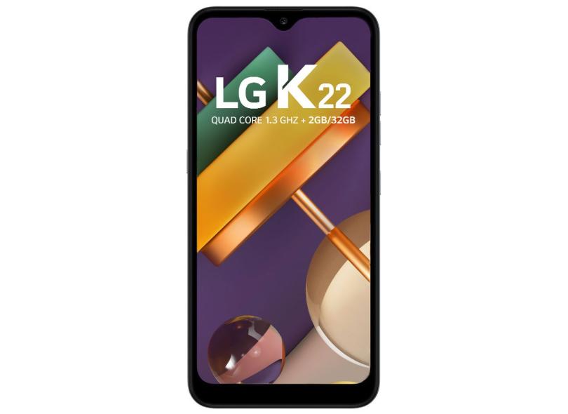 Smartphone LG K22 LMK200BMW 32GB Câmera Dupla Android 10
