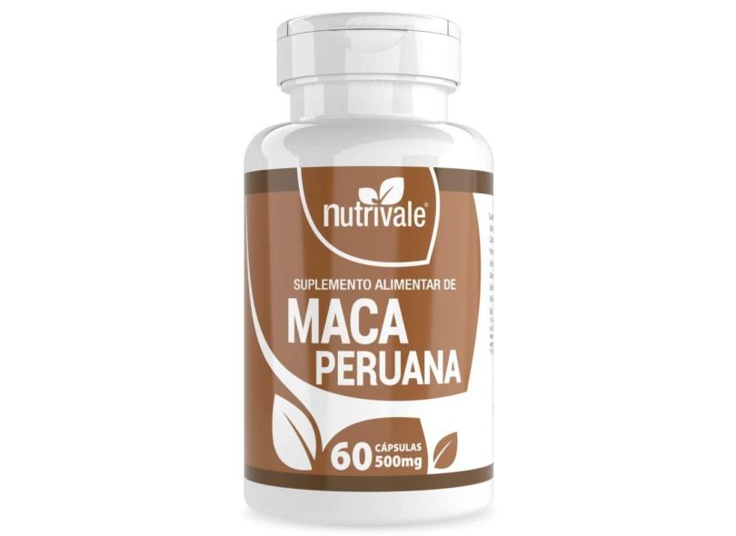 Maca Peruana 500mg 60 Cápsulas - Nutrivale