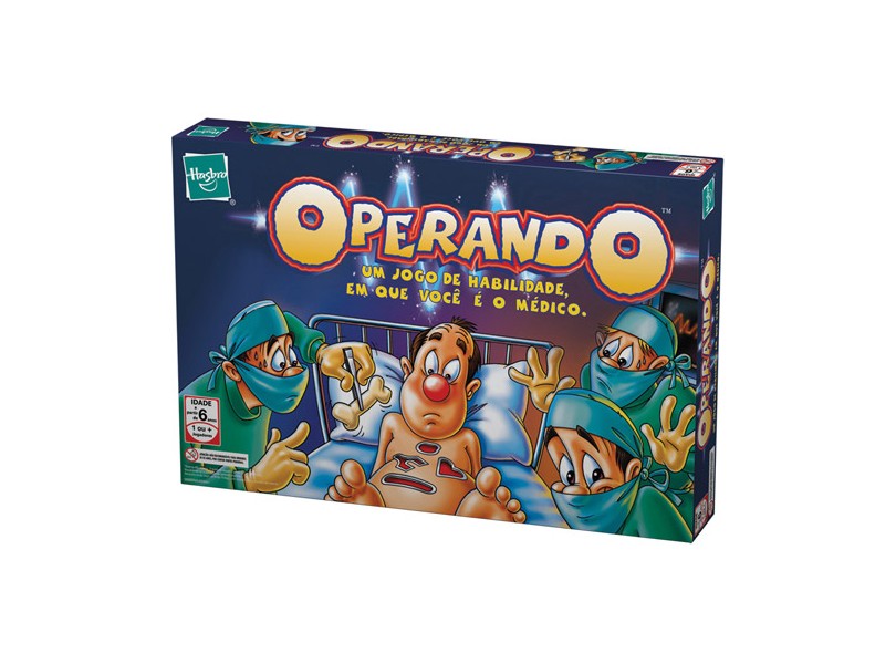 Jogo Operando - Clássico - Sam - Hasbro