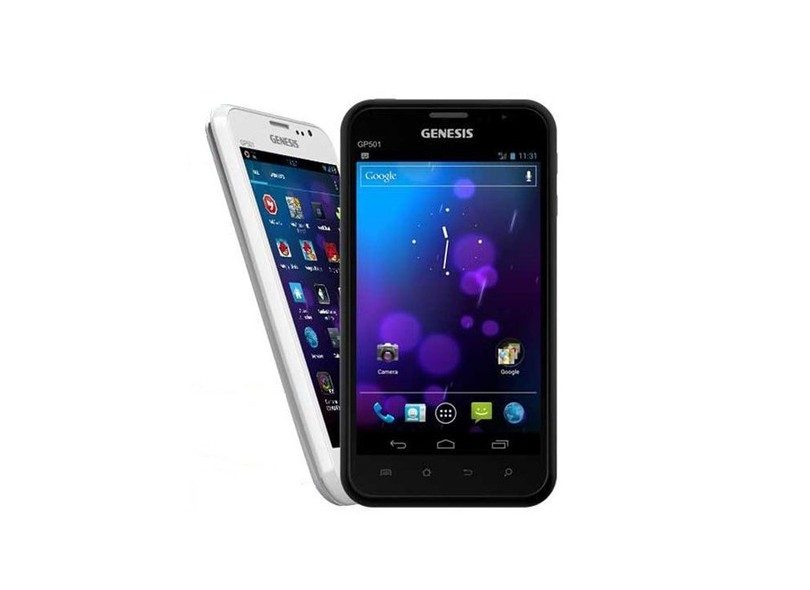 Celular Genesis GP501 Câmera 5 Megapixels Desbloqueado 2 Chips 4 GB Android 4.0 (Ice Cream Sandwich) Wi-Fi 3G