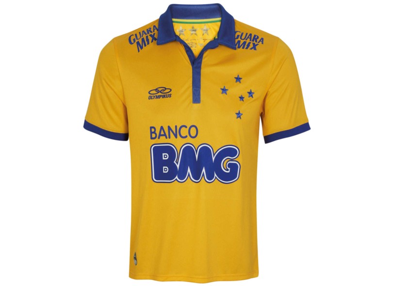 Camisa Jogo Cruzeiro III 2014 com Número Olympikus