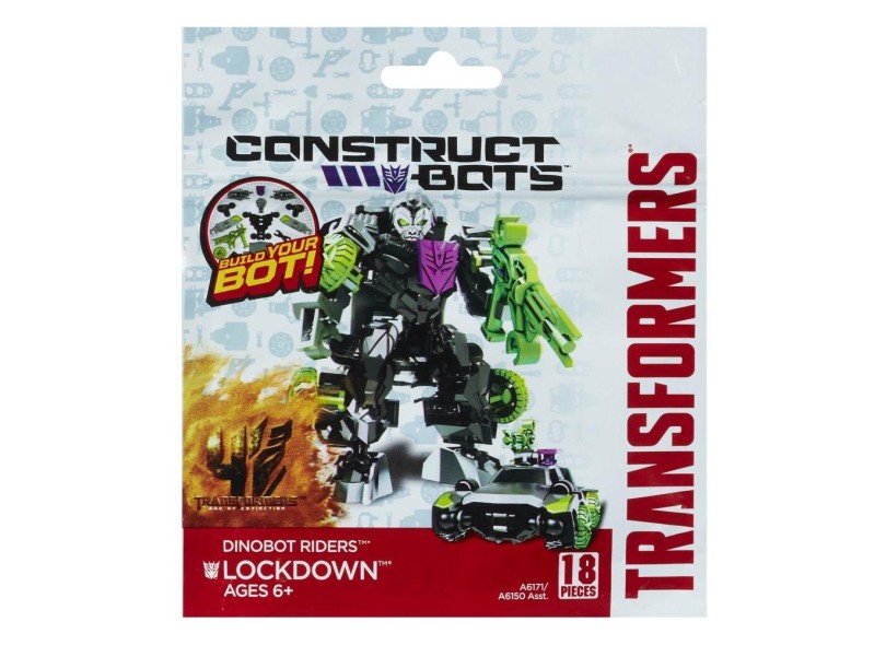 Boneco Lockdown Transformers Construct Bots A6171 - Hasbro