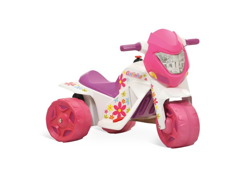 Moto motorizada infantil menina