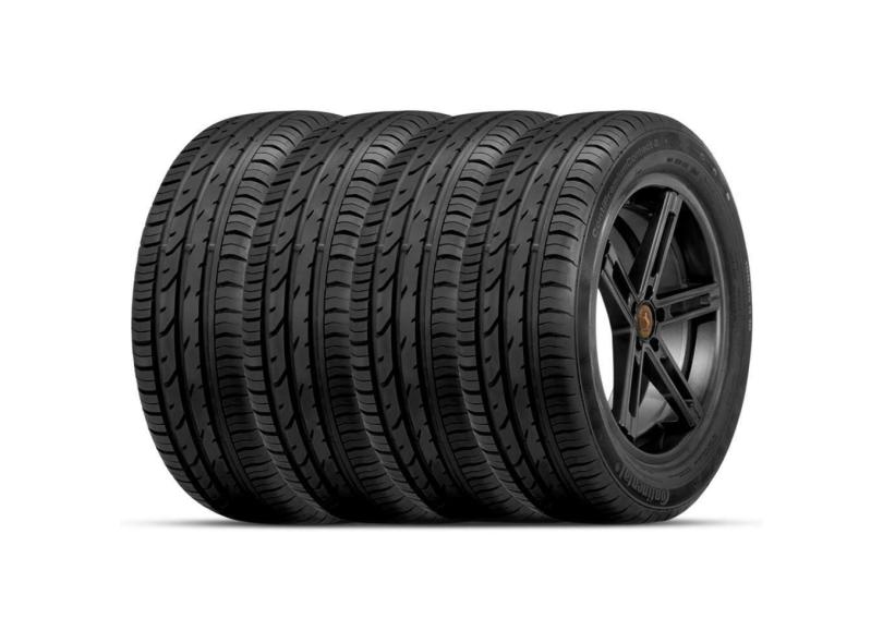 Kit 4 Pneu Continental 205/60r15 91v Premium Contact 2