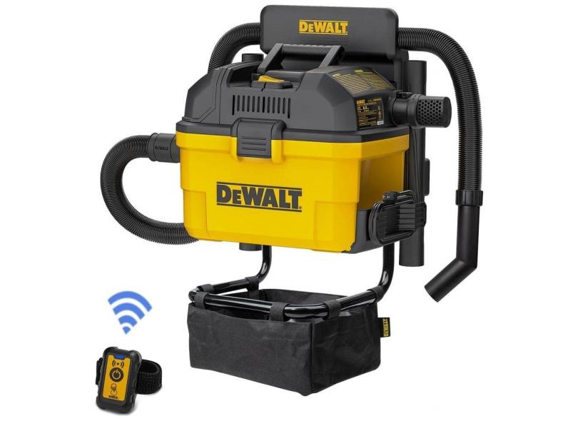Aspirador de Pó Úmido e Seco, 22 Litros, 5 Cavalos de Potência, DEWALT DXV06G, Amarelo
