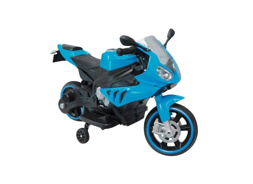 Mini Moto Elétrica Infantil Importway BW127AZ 6V Com Som E Luz Bivolt Azul 