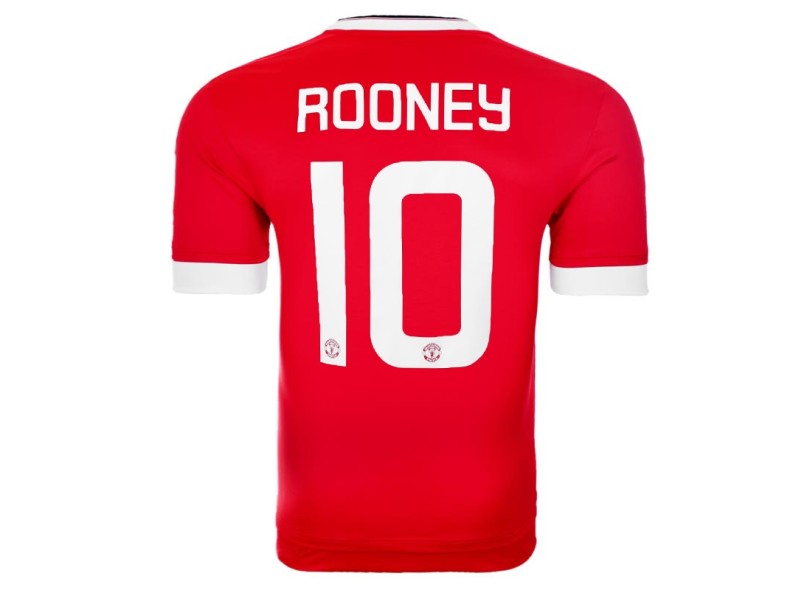 Camisa Torcedor infantil Manchester United I 2015/16 com Número Adidas