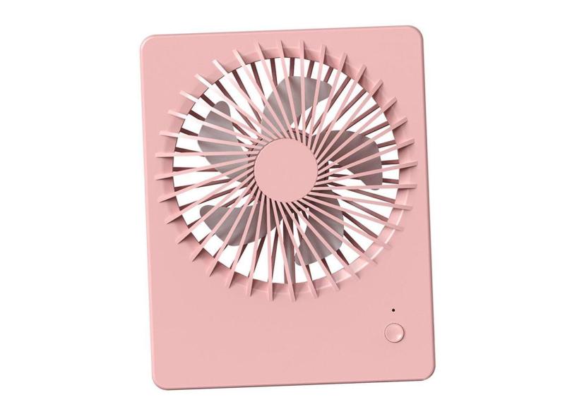 Ventilador de mesa alimentado por USB Ventilador de refrigeração de mesa pessoal para caminhadas Rosa Generic