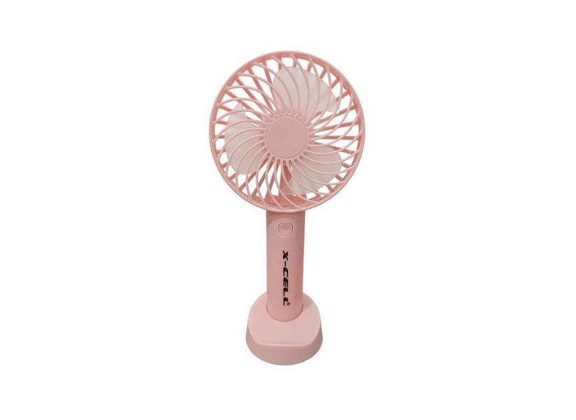 Ventilador Mini Portátil De Mão Maquiagem Mesa Usb A Bateria - X-CELL,