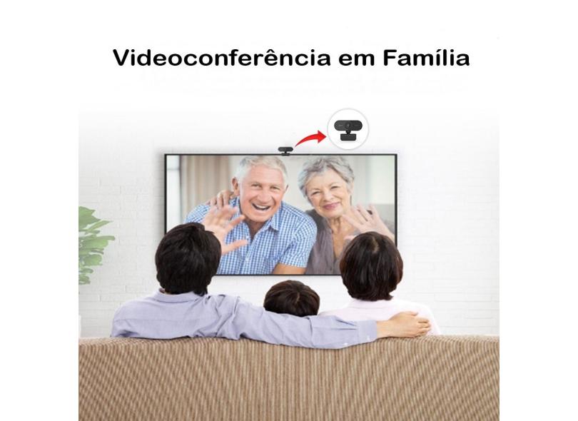 Webcam Camera Usb Full Hd P Com Microfone Em Promo O No Bondfaro