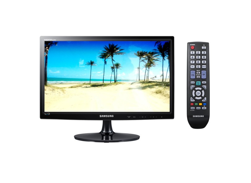 TV LED 18,5” Samsung 1 HDMI Conversor Digital T19B300