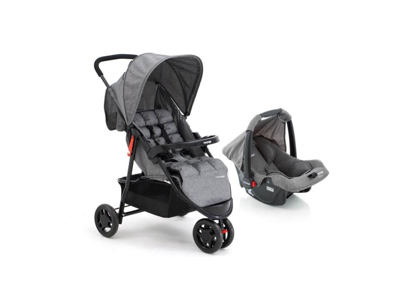 Carrinho Passeio Bebes Travel System Delta Ts Duo Pro Voyage