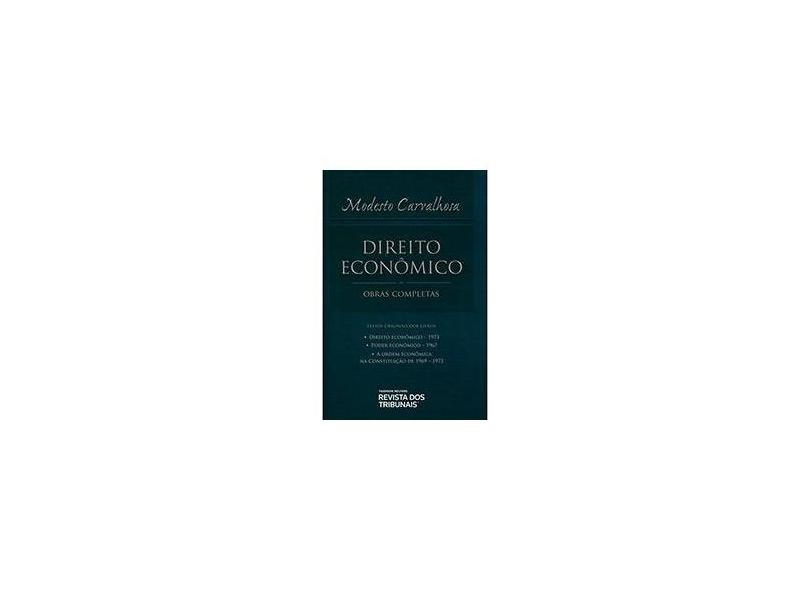 Direito Econômico - Obras Completas - Carvalhosa, Modesto - 9788520348765