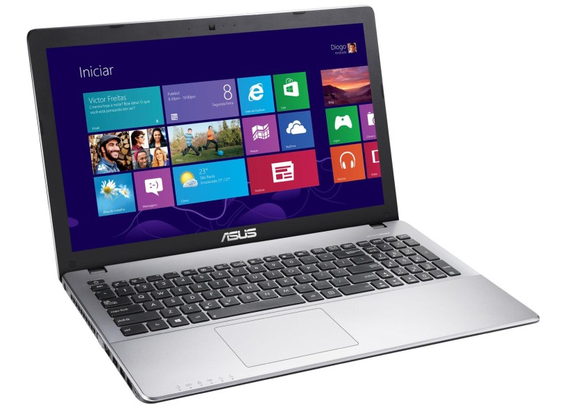 Notebook Asus Intel Core i5 3317U 3ª Geração 6 GB de RAM HD 500 GB LED 15,6" Windows 8 X550CA-BRA-XX502H