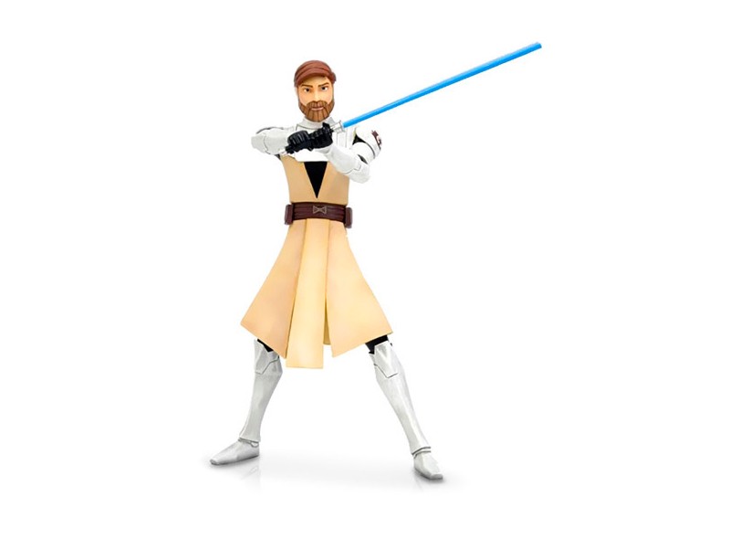 Boneco Star Wars Obi- Wan Kenobi The Clone Wars - Piziitoys