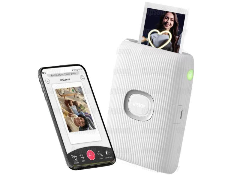 Impressora Bluetooth Fujifilm Instax Mini Link 2 Clay White Para Smartphone