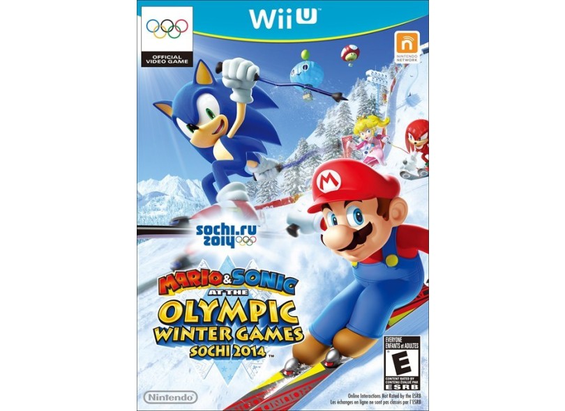 Jogo Mario &amp; Sonic at the Olympic Winter Games Sochi 2014 Wii U Nintendo