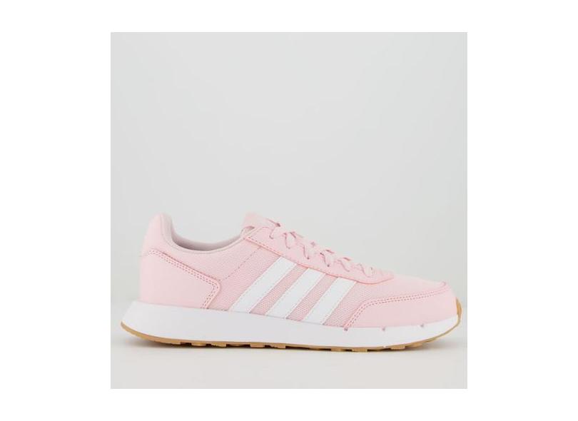 Tênis Adidas Run 50 S Feminino Rosa E Branco com o Melhor Preço é no Zoom
