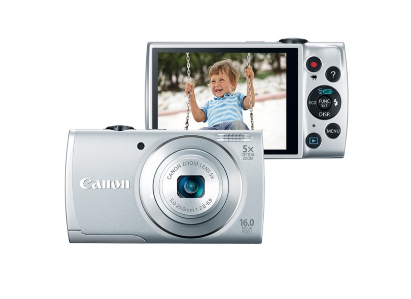Câmera Digital Canon PowerShot 16 MP HD A2600