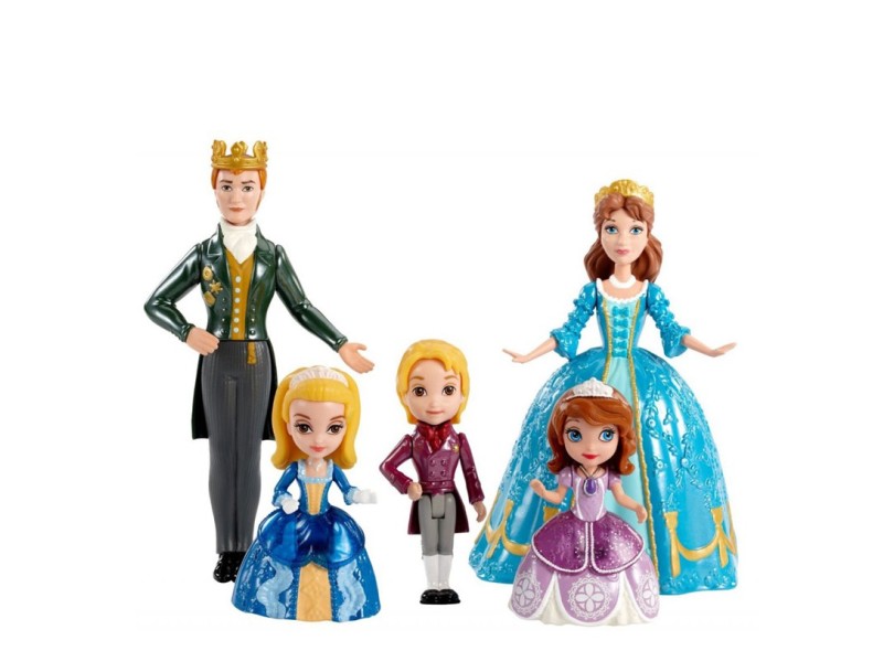 Boneca Princesas Disney Sofia Família Real Mattel