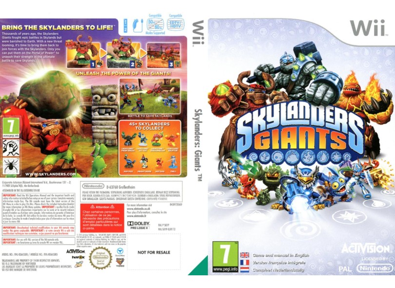 Jogo Skylanders Giants Wii Nintendo