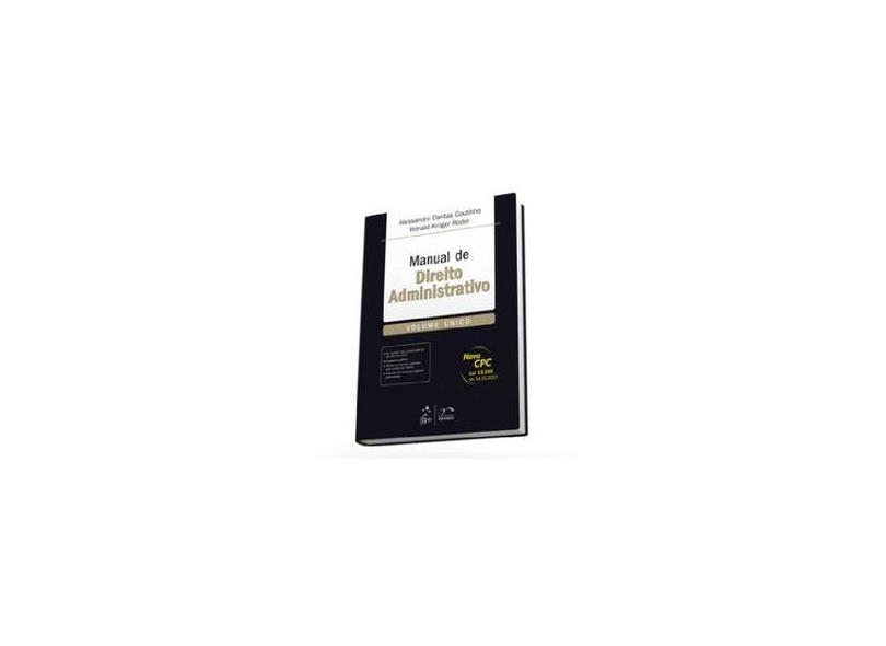 Manual de Direito Administrativo - Vol. Único - Coutinho, Alessandro Dantas; Rodor, Ronald Krüger - 9788530961312
