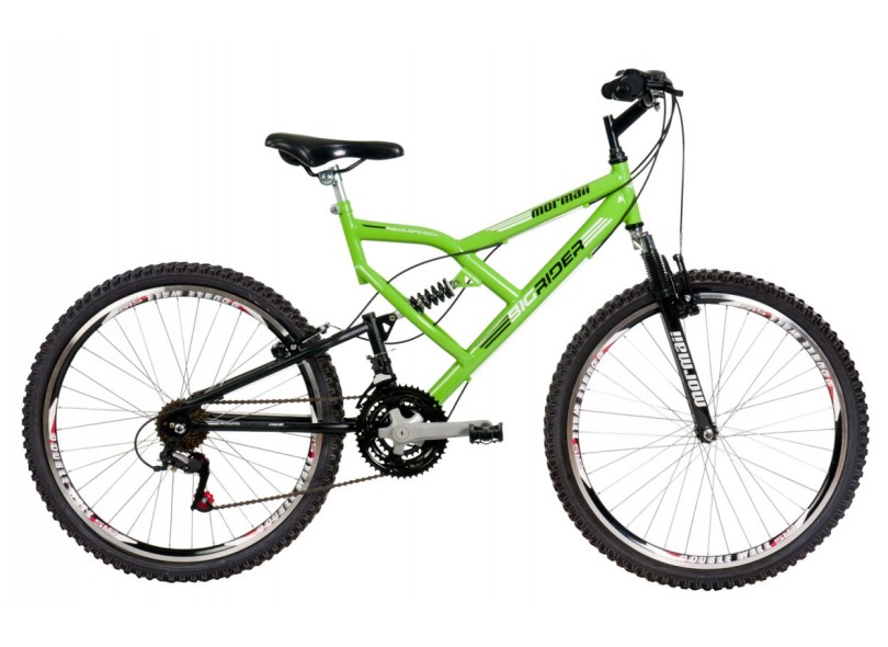 Bicicleta Mormaii Mountain Bike 21 Marchas Aro 26 Suspensão Dianteira Big Rider
