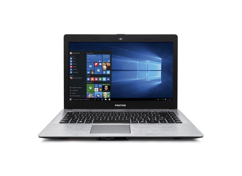 Notebook Positivo Stilo Intel Celeron Dual Core 4 GB de RAM 14 " Windows 10 XR3555