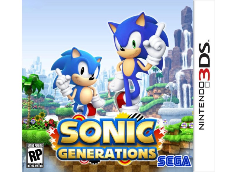 Jogo Sonic Generations Sega Nintendo DS