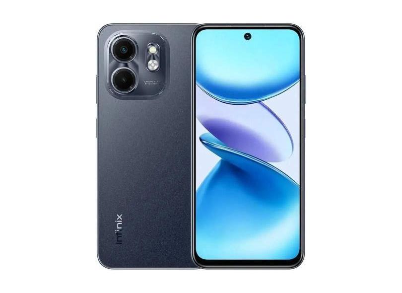 Smartphone Infinix Smart 9 X6532 128GB 8GB RAM Dual SIM Tela 6.7 Preto