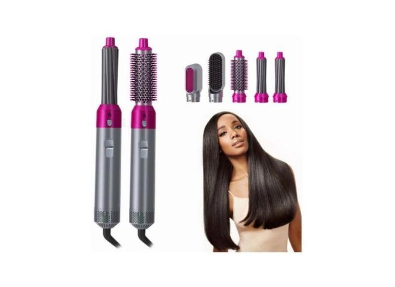 Escova De Secador De Cabelo 5 Em 1 Com Volumizador De Cabelo - Online