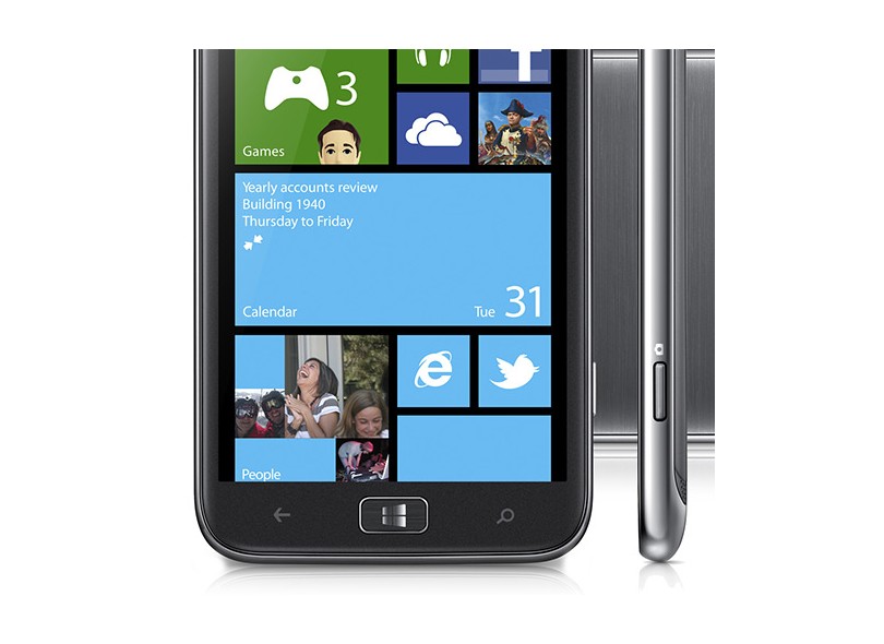 Smartphone Samsung Ativ S Câmera 8,0 Megapixels Desbloqueado Windows Phone 8 3G Wi-Fi