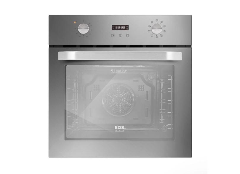 Forno Elétrico de Embutir EOS 72 Litros Convection Timer Digital e Porta Vidro Espelhado EFE72EEH 220V