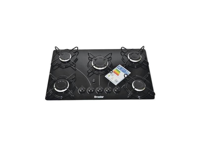 Fogão Cooktop 5 Bocas a Gás Ultra Chama 127V/220V Bivolt Acendimento A
