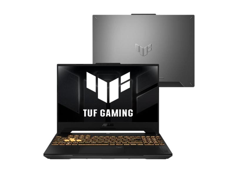 Notebook ASUS TUF Gaming F15 FX507VV RTX4060 Intel Core i7 13620H 16Gb 512Gb SSD Windows 11 Home Tela 165Hz Nivel IPS 15,6&quot; FHD Mecha Gray - HQ33