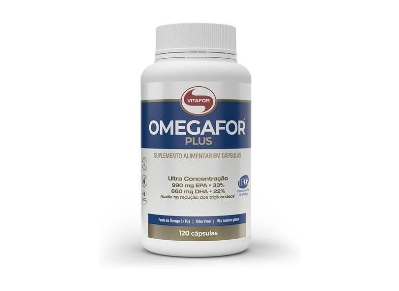 Omegafor Plus 1000mg Vitafor 120 Caps Omega 3 Ultra Concentração