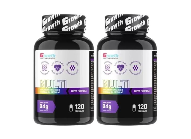 Multivitaminico Growth Kit 240 Cápsulas 700mg Original em Promoção é no ...