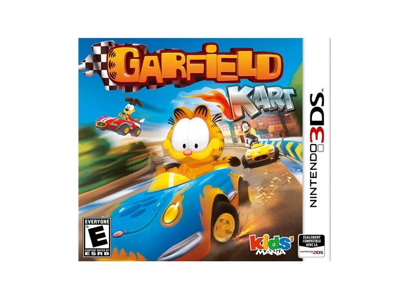 Jogo Garfield Kart Anuman Nintendo 3DS