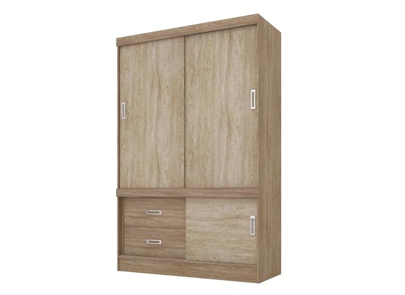 Guarda-Roupas Solteiro 3 Portas 2 Gavetas Estilo II Demóbile